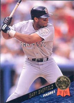 #307 Gary Sheffield - San Diego Padres - 1993 Leaf Baseball