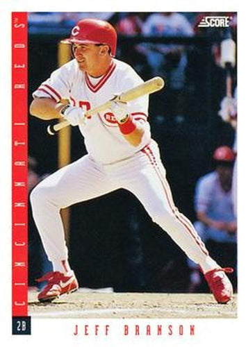 #308 Jeff Branson - Cincinnati Reds - 1993 Score Baseball