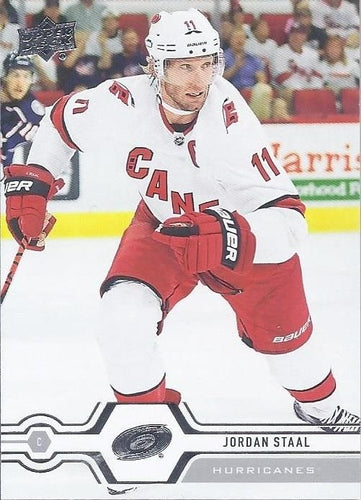 #308 Jordan Staal - Carolina Hurricanes - 2019-20 Upper Deck Hockey