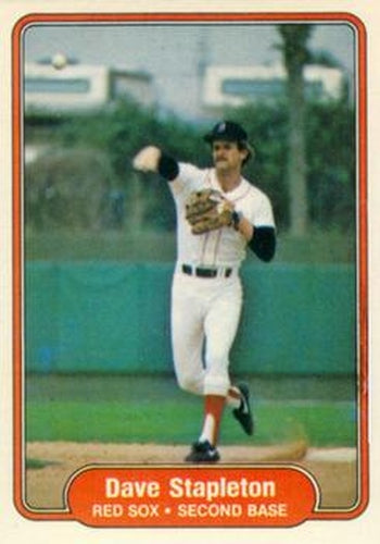 #308 Dave Stapleton - Boston Red Sox - 1982 Fleer Baseball