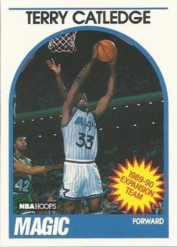 #308 Terry Catledge - Orlando Magic - 1989-90 Hoops Basketball