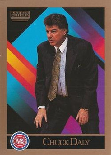 #308 Chuck Daly - Detroit Pistons - 1990-91 SkyBox Basketball