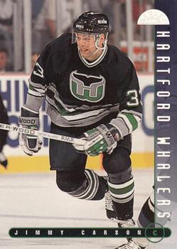 #308 Jimmy Carson - Hartford Whalers - 1995-96 Leaf Hockey