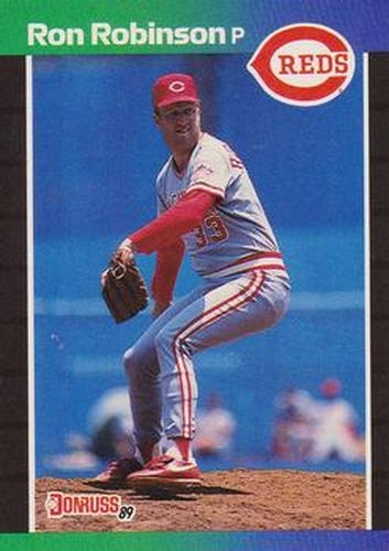 #308 Ron Robinson - Cincinnati Reds - 1989 Donruss Baseball