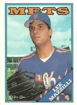 #308 Lee Mazzilli - New York Mets - 1988 O-Pee-Chee Baseball
