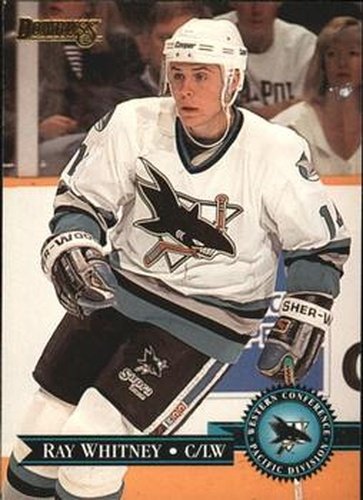 #308 Ray Whitney - San Jose Sharks - 1995-96 Donruss Hockey