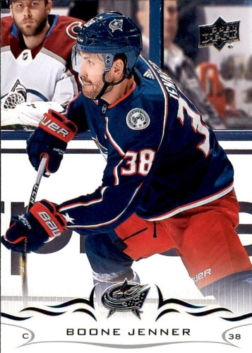 #308 Boone Jenner - Columbus Blue Jackets - 2018-19 Upper Deck Hockey