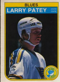 #308 Larry Patey - St. Louis Blues - 1982-83 O-Pee-Chee Hockey