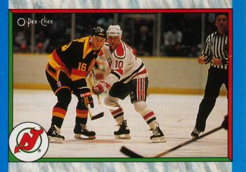 #308 New Jersey Devils - New Jersey Devils - 1989-90 O-Pee-Chee Hockey