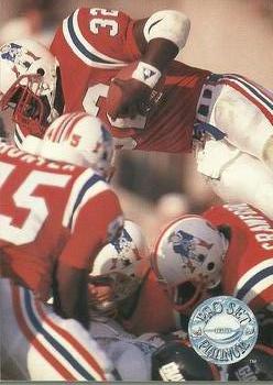 #308 Leonard Russell - New England Patriots - 1991 Pro Set Platinum Football