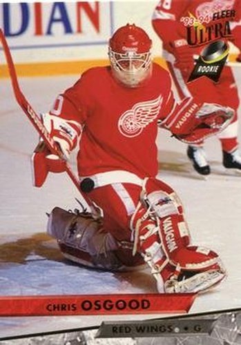 #308 Chris Osgood - Detroit Red Wings - 1993-94 Ultra Hockey