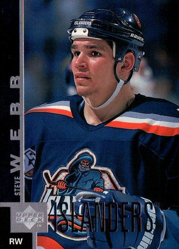 #308 Steve Webb - New York Islanders - 1997-98 Upper Deck Hockey