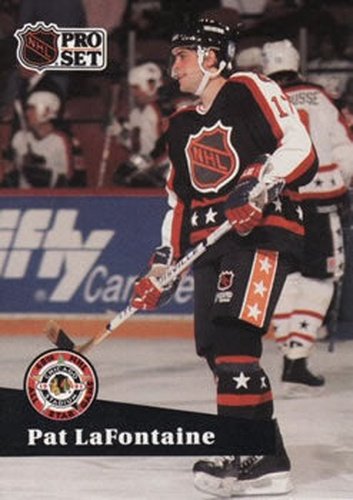 #308 Pat LaFontaine - 1991-92 Pro Set Hockey