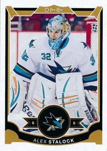 #308 Alex Stalock - San Jose Sharks - 2015-16 O-Pee-Chee Hockey