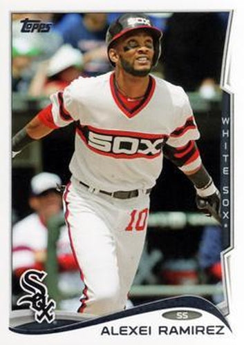#308 Alexei Ramirez - Chicago White Sox - 2014 Topps Baseball