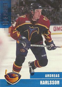 #308 Andreas Karlsson - Atlanta Thrashers - 1999-00 Be a Player Memorabilia Hockey