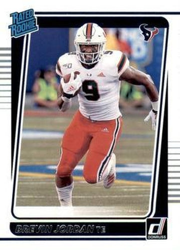 #308 Brevin Jordan - Houston Texans - 2021 Donruss Football
