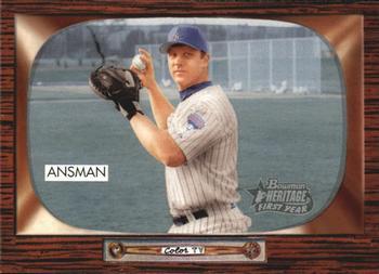 #308 Craig Ansman - Arizona Diamondbacks - 2004 Bowman Heritage Baseball