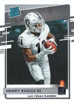 #308 Henry Ruggs III - Las Vegas Raiders - 2020 Donruss Football