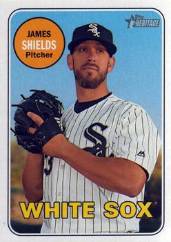 #308 James Shields - Chicago White Sox - 2018 Topps Heritage Baseball