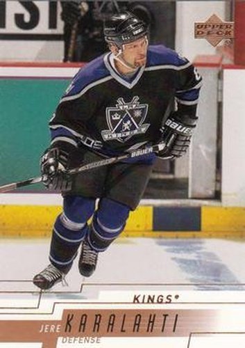 #308 Jere Karalahti - Los Angeles Kings - 2000-01 Upper Deck Hockey