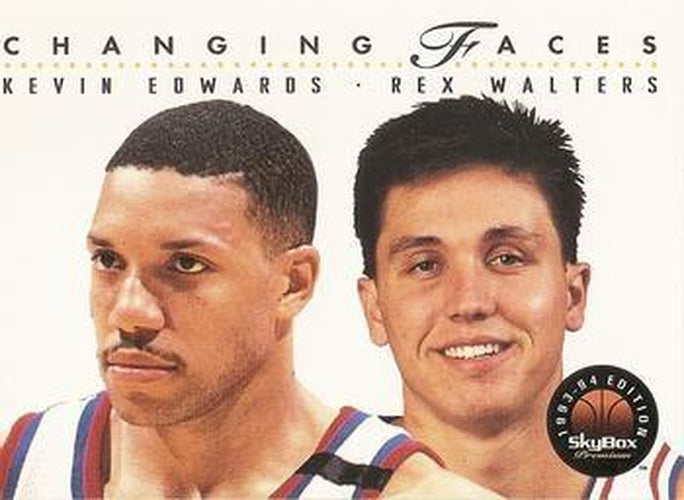 #308 Kevin Edwards / Rex Walters - New Jersey Nets - 1993-94 SkyBox Premium Basketball