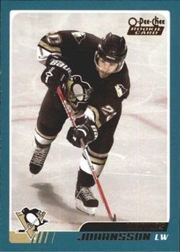 #308 Mathias Johansson - Pittsburgh Penguins - 2003-04 O-Pee-Chee Hockey