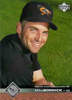 #308 Mike Bordick - Baltimore Orioles - 1997 Upper Deck Baseball