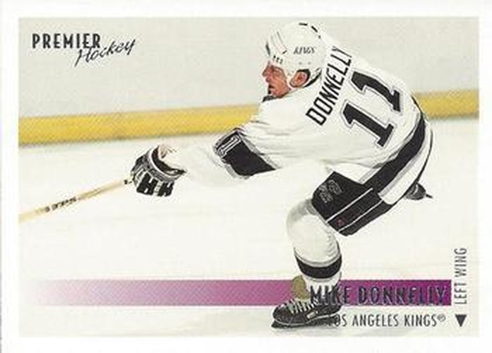#308 Mike Donnelly - Los Angeles Kings - 1994-95 Topps Premier Hockey