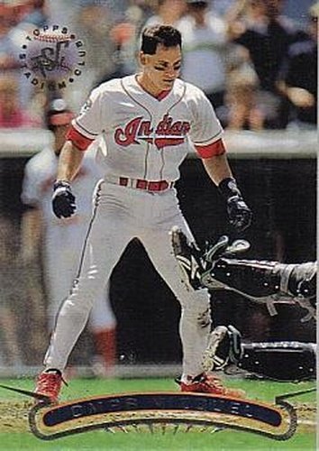 #308 Omar Vizquel - Cleveland Indians - 1996 Stadium Club Baseball