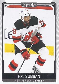 #308 P.K. Subban - New Jersey Devils - 2021-22 O-Pee-Chee Hockey