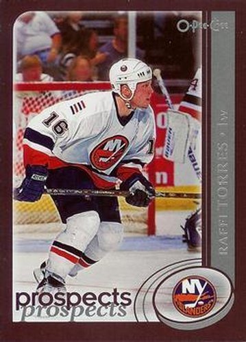 #308 Raffi Torres - New York Islanders - 2002-03 O-Pee-Chee Hockey