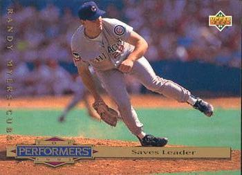 #308 Randy Myers - Chicago Cubs - 1994 Collector's Choice Baseball