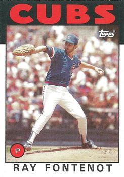 #308 Ray Fontenot - Chicago Cubs - 1986 Topps Baseball