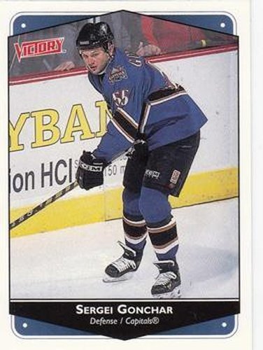 #308 Sergei Gonchar - Washington Capitals - 1999-00 Upper Deck Victory Hockey