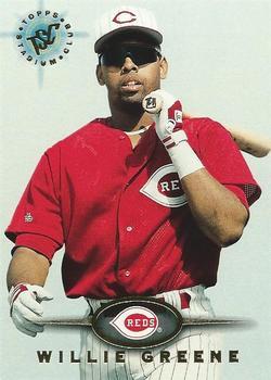 #308 Willie Greene - Cincinnati Reds - 1995 Stadium Club Baseball