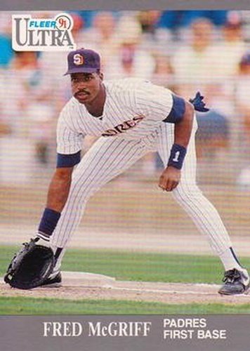 #308 Fred McGriff - San Diego Padres - 1991 Ultra Baseball
