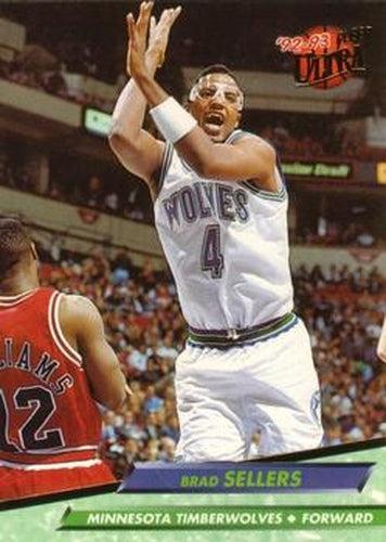 #308 Brad Sellers - Minnesota Timberwolves - 1992-93 Ultra Basketball