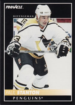 #308 Paul Stanton - Pittsburgh Penguins - 1992-93 Pinnacle Canadian Hockey