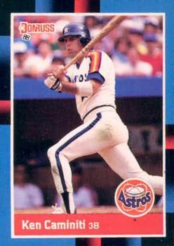 #308 Ken Caminiti - Houston Astros - 1988 Donruss Baseball