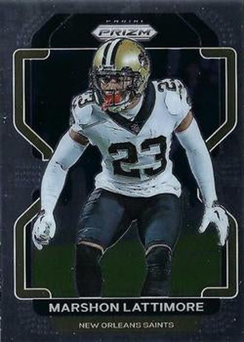 #308 Marshon Lattimore - New Orleans Saints - 2021 Panini Prizm Football