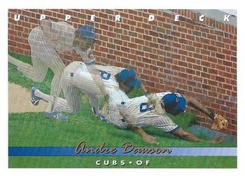 #308 Andre Dawson - Chicago Cubs - 1993 Upper Deck Baseball