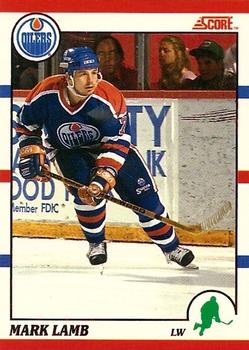 #308 Mark Lamb - Edmonton Oilers - 1990-91 Score Canadian Hockey