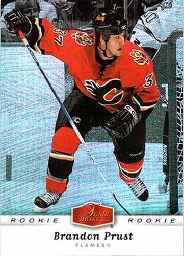 #308 Brandon Prust - Calgary Flames - 2006-07 Flair Showcase Hockey