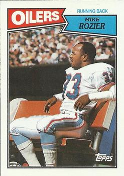 #308 Mike Rozier - Houston Oilers - 1987 Topps Football