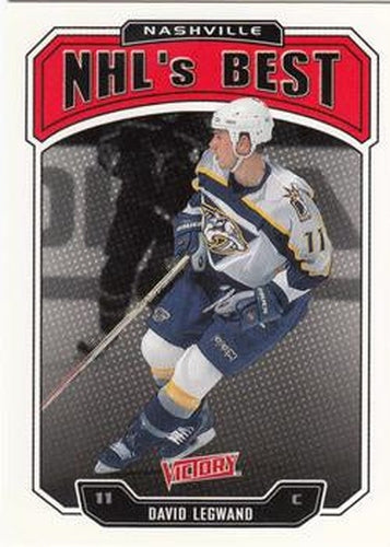 #308 David Legwand - Nashville Predators - 2000-01 Upper Deck Victory Hockey