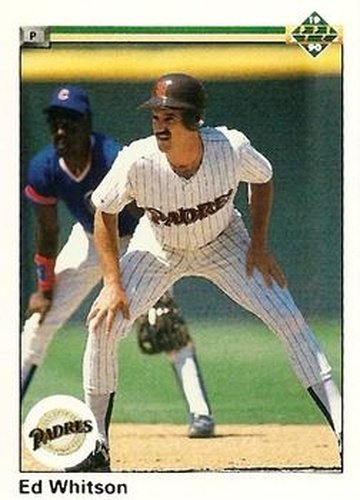 #308 Ed Whitson - San Diego Padres - 1990 Upper Deck Baseball