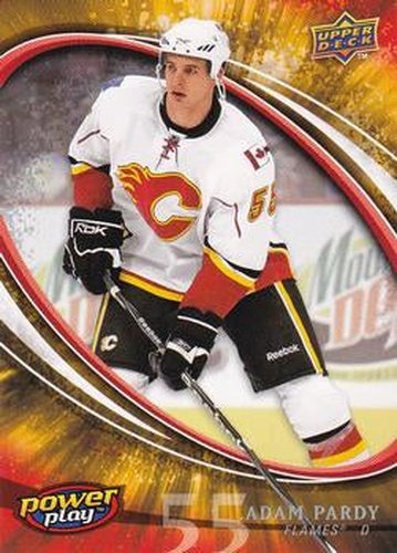 #308 Adam Pardy - Calgary Flames - 2008-09 Upper Deck Power Play Box Set Hockey