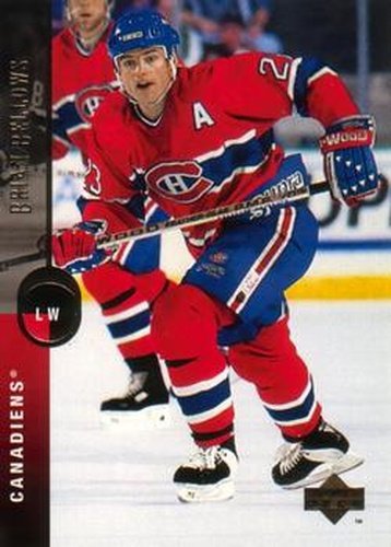 #309 Brian Bellows - Montreal Canadiens - 1994-95 Upper Deck Hockey