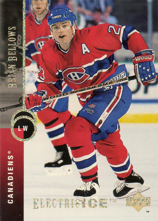 #309 Brian Bellows - Montreal Canadiens - 1994-95 Upper Deck Hockey - Electric Ice